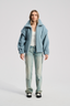 WOOL JACKETS MORE 2W1 ICE BLUE